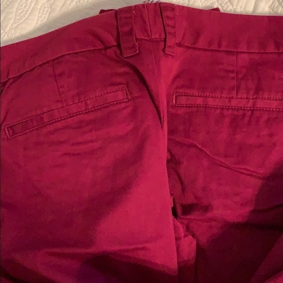 Ruby red Capri work pants - Picture 2 of 4